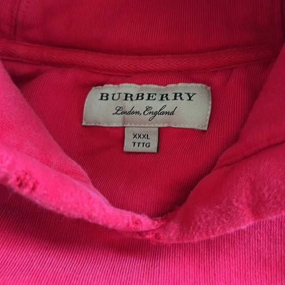 Oversized Distressed Vintage Burberry Hoodie - Picture 8 of 8